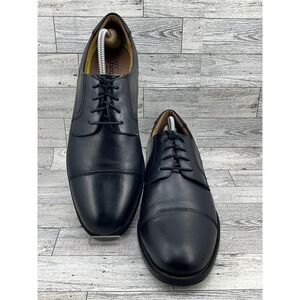 Florsheim Black Cap-Toe Derby Dress Shoes